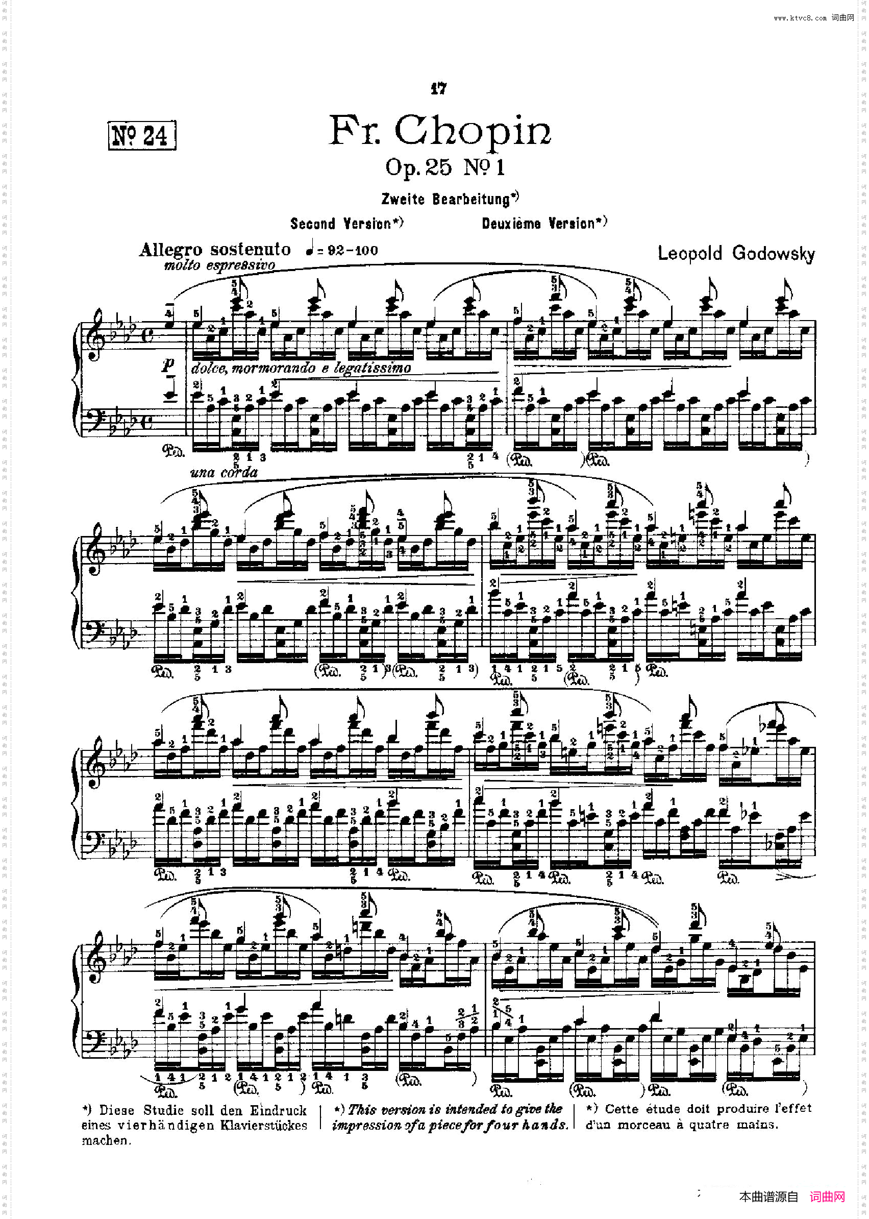 53首以肖邦练习曲为素材而作的练习曲No.24