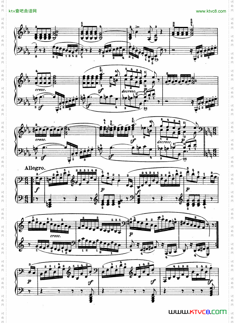 第十三钢琴奏鸣曲-Op.27No.1
