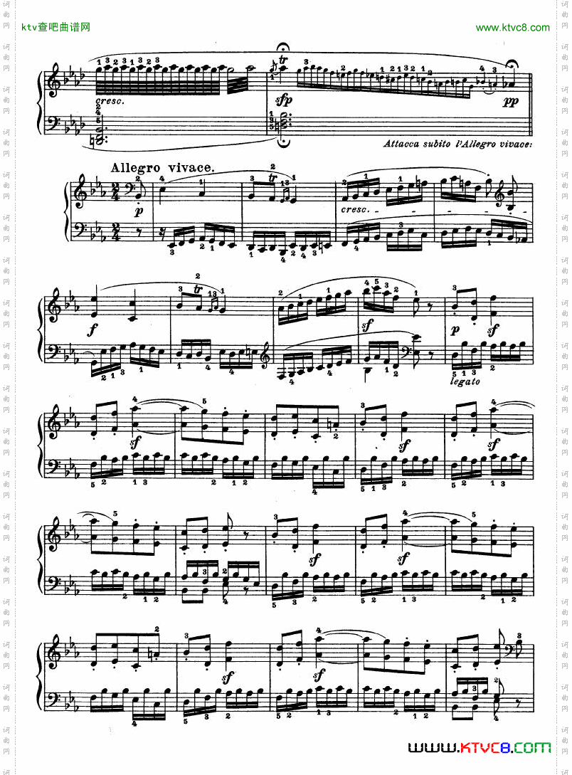 第十三钢琴奏鸣曲-Op.27No.1