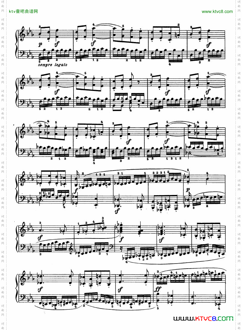 第十三钢琴奏鸣曲-Op.27No.1