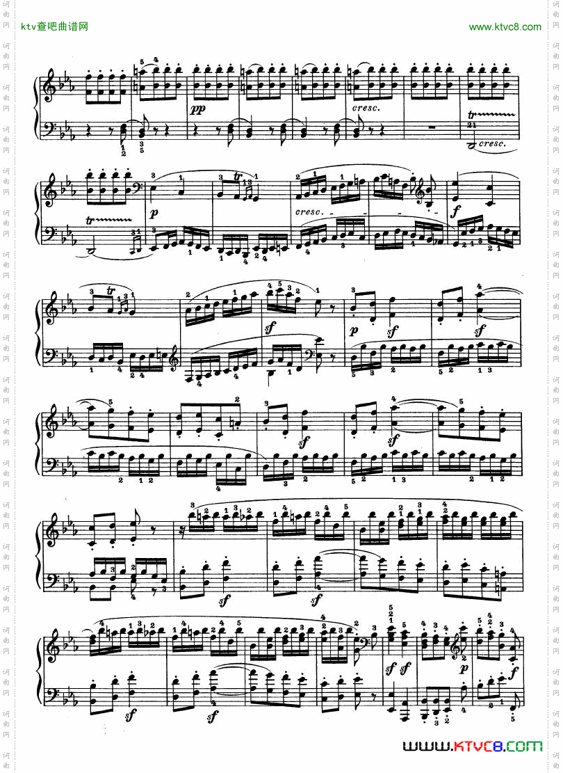 第十三钢琴奏鸣曲-Op.27No.1