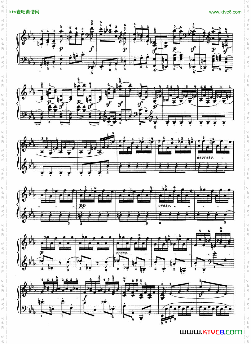 第十三钢琴奏鸣曲-Op.27No.1