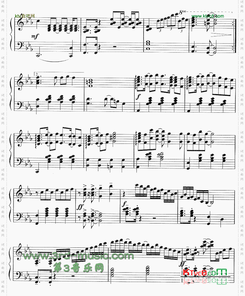 突如其来的爱情故事日剧《东京爱情故事》主题曲[钢琴曲谱]
