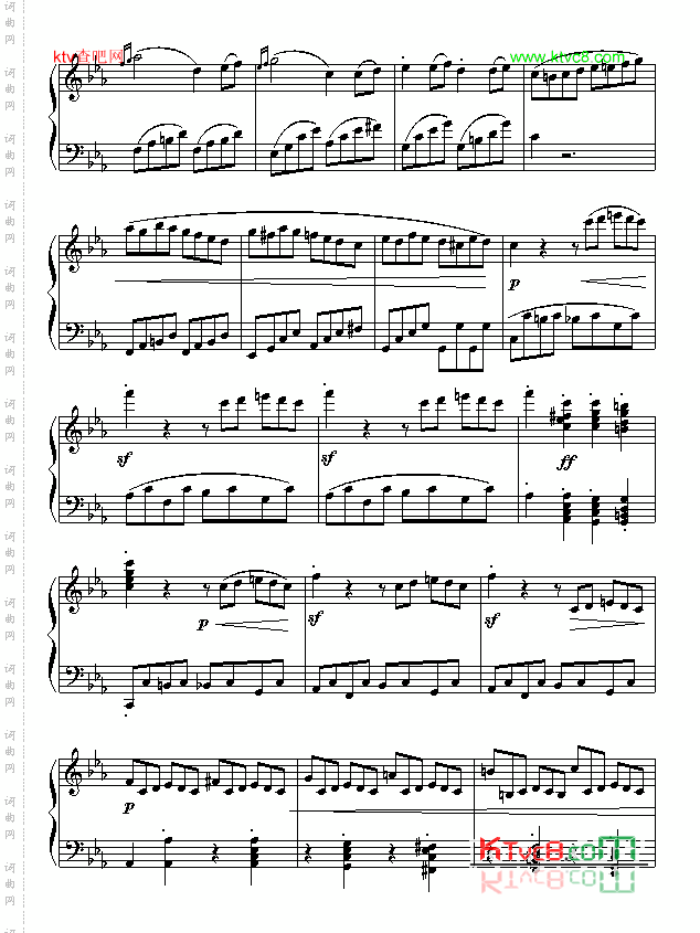 悲怆奏鸣曲第三乐章