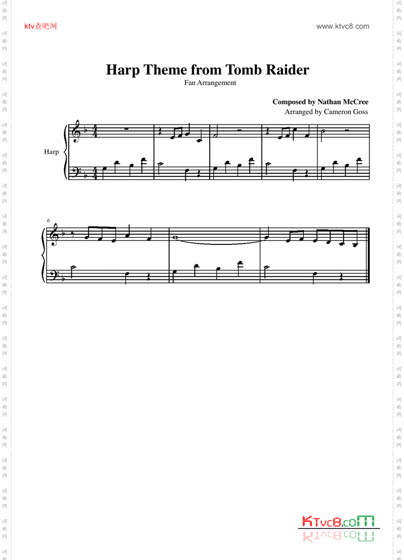 TombRaider-HarpTheme