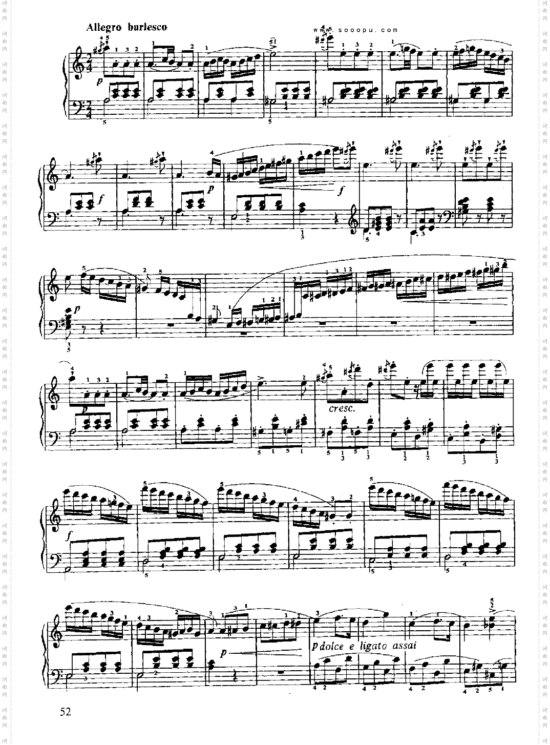 小奏鸣曲Op.88No.3键盘类钢琴