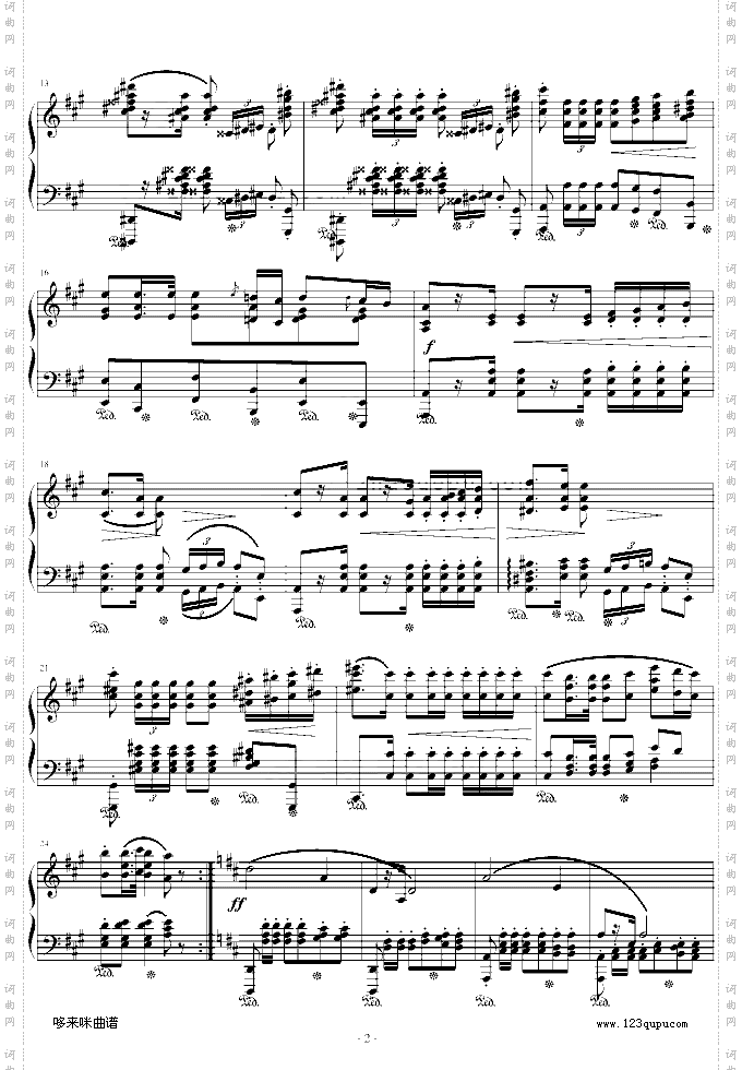 波兰军队舞曲-Op.40No.1-肖邦