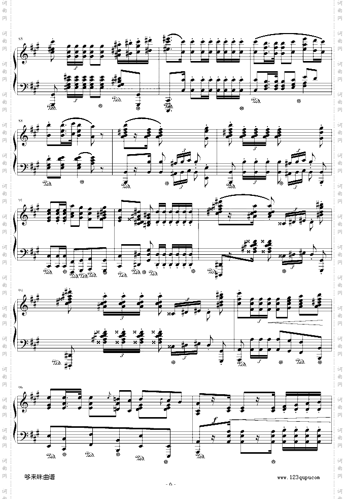 波兰军队舞曲-Op.40No.1-肖邦