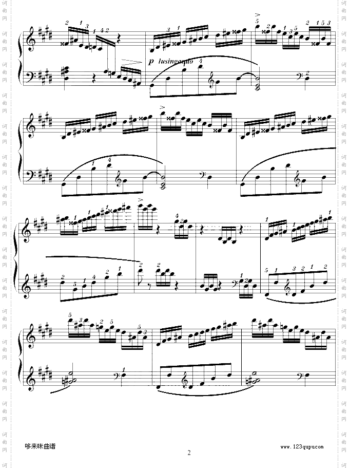 练习曲Op.72No.1-莫什科夫斯基