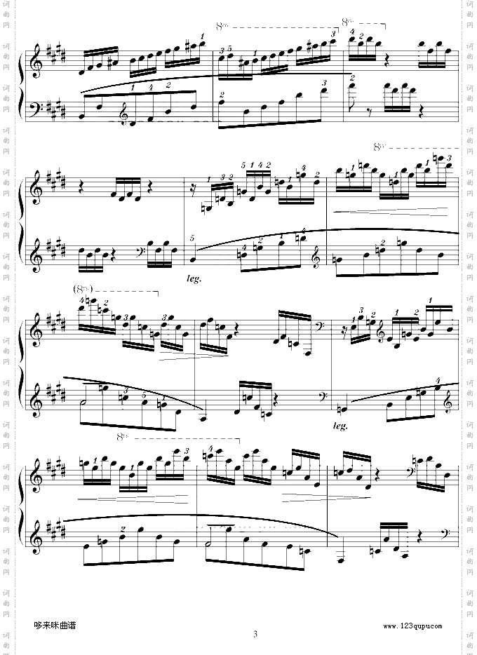 练习曲Op.72No.1-莫什科夫斯基