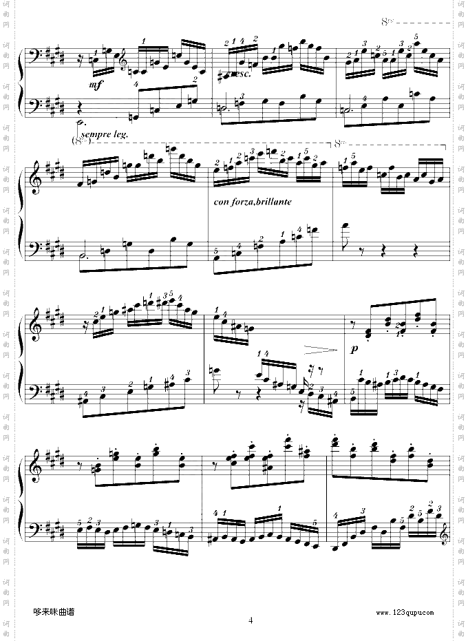 练习曲Op.72No.1-莫什科夫斯基