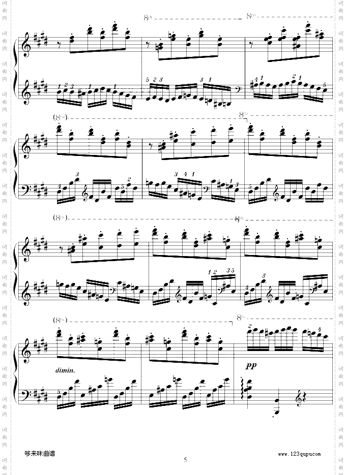 练习曲Op.72No.1-莫什科夫斯基