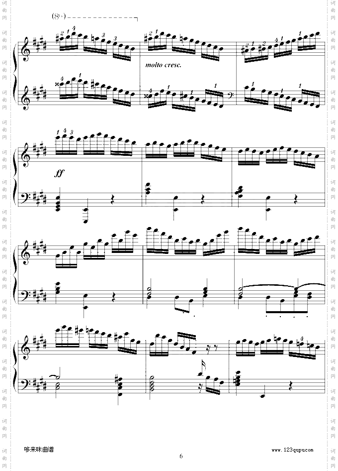 练习曲Op.72No.1-莫什科夫斯基