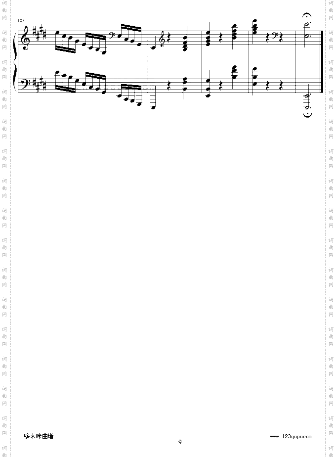 练习曲Op.72No.1-莫什科夫斯基