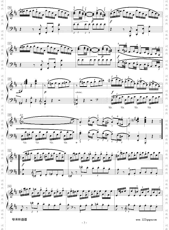 莫扎特D大调钢琴奏鸣曲K.284-莫扎特