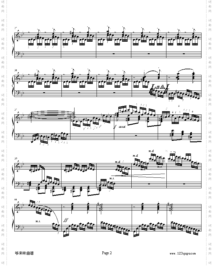 练习曲Op.72No.2考级版-莫什科夫斯基