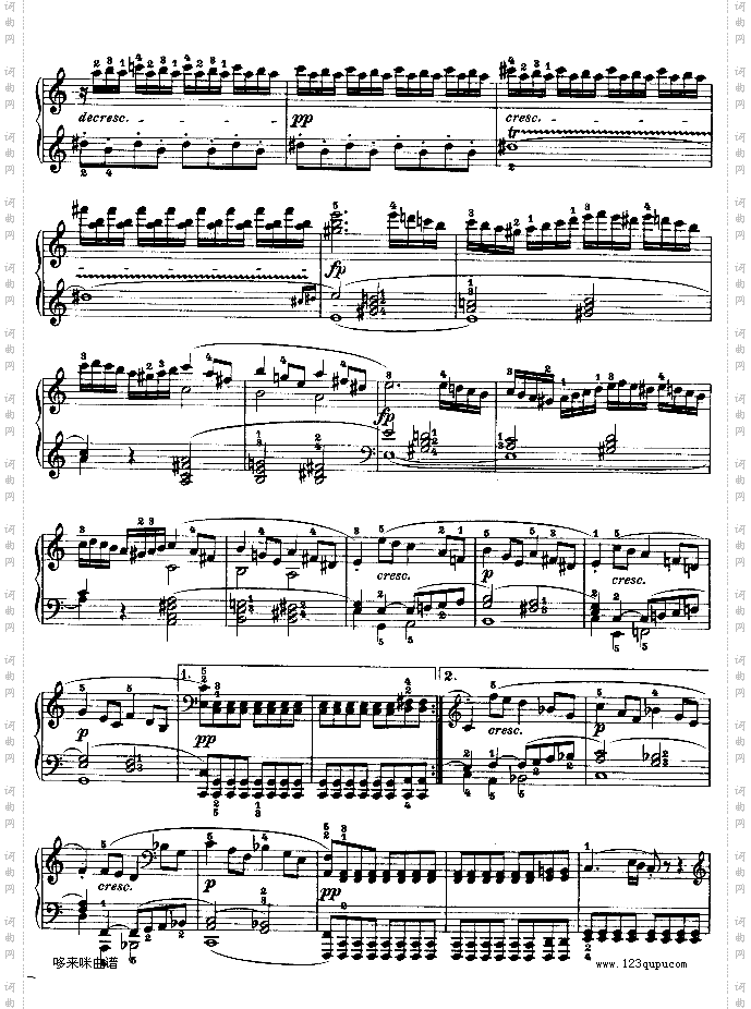 第二十一钢琴奏鸣曲-Op.53-贝多芬