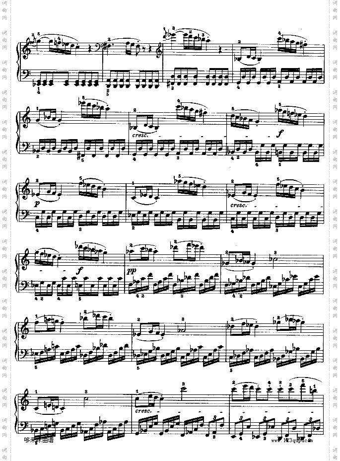 第二十一钢琴奏鸣曲-Op.53-贝多芬