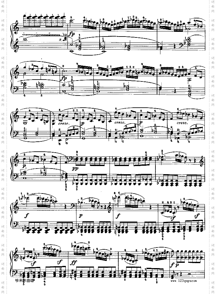 第二十一钢琴奏鸣曲-Op.53-贝多芬