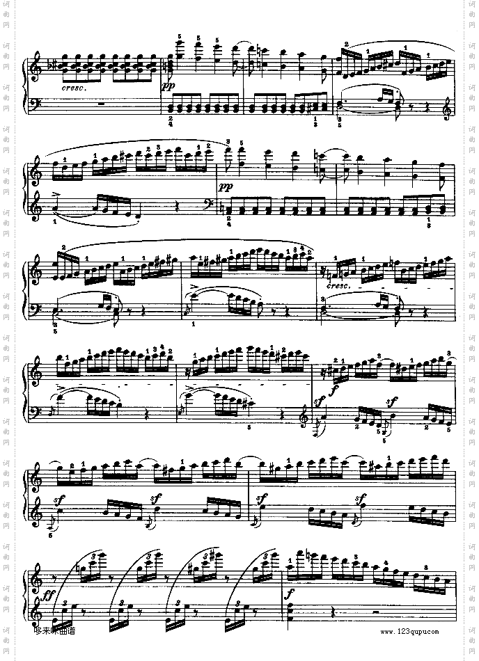 第二十一钢琴奏鸣曲-Op.53-贝多芬