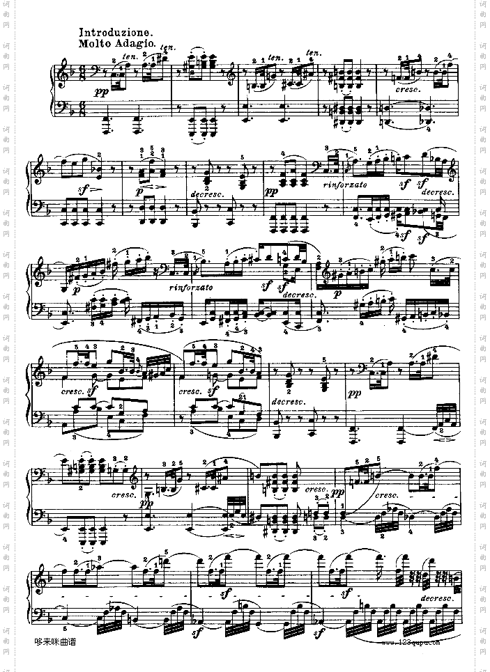 第二十一钢琴奏鸣曲-Op.53-贝多芬