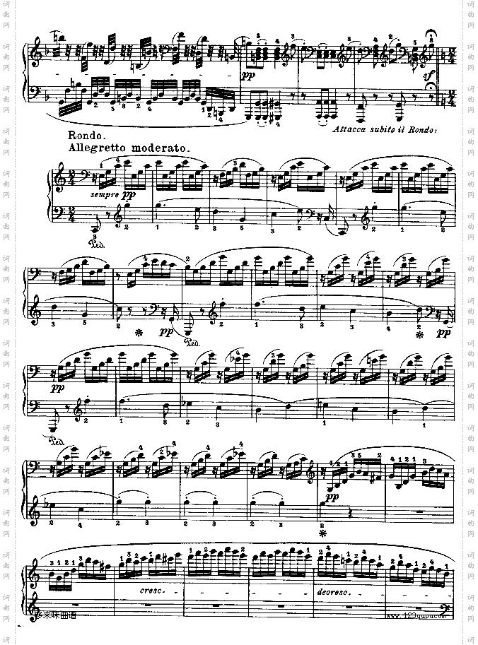 第二十一钢琴奏鸣曲-Op.53-贝多芬