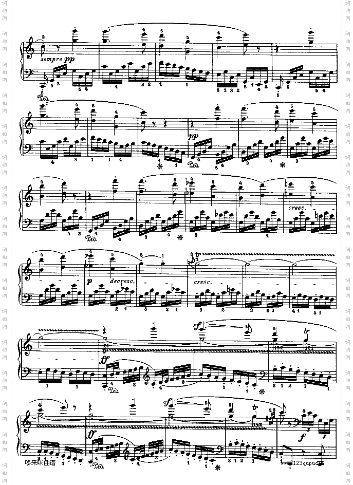 第二十一钢琴奏鸣曲-Op.53-贝多芬