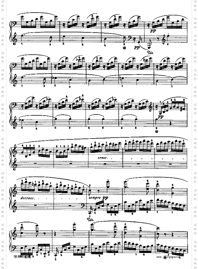 第二十一钢琴奏鸣曲-Op.53-贝多芬