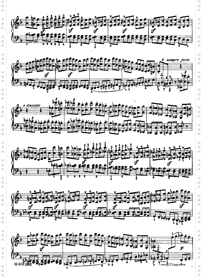 第二十二钢琴奏鸣曲-Op.54-贝多芬