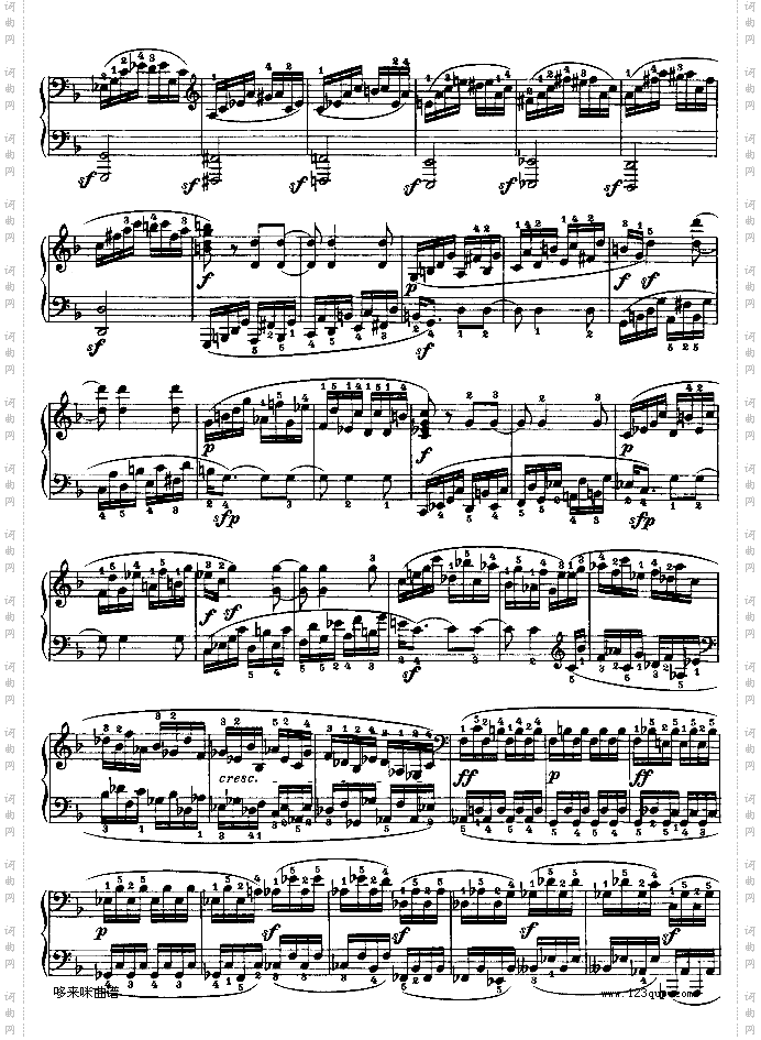 第二十二钢琴奏鸣曲-Op.54-贝多芬