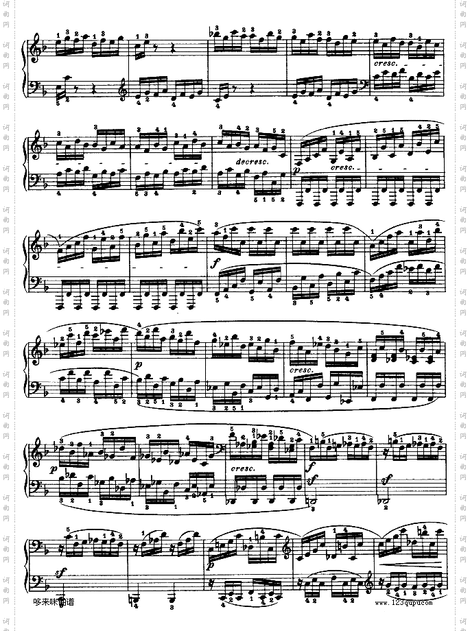 第二十二钢琴奏鸣曲-Op.54-贝多芬