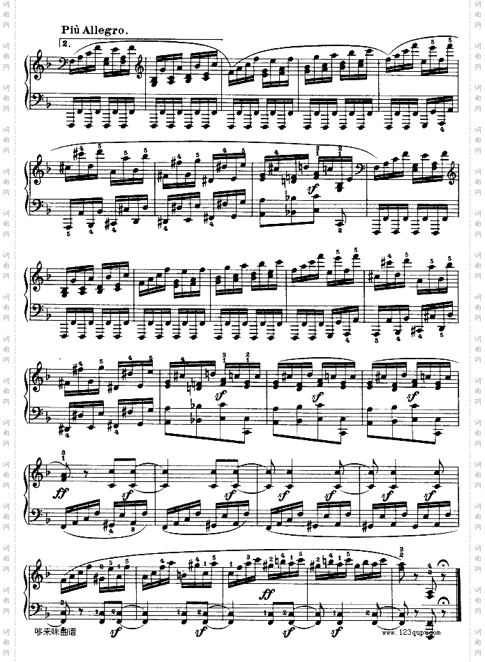 第二十二钢琴奏鸣曲-Op.54-贝多芬