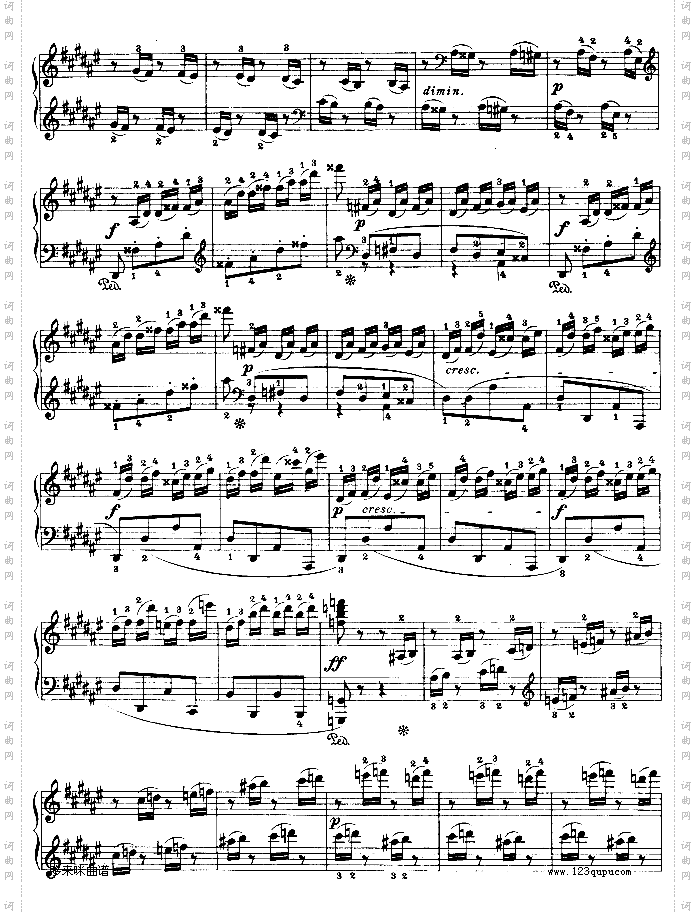 第二十四钢琴奏鸣曲-Op.78-贝多芬