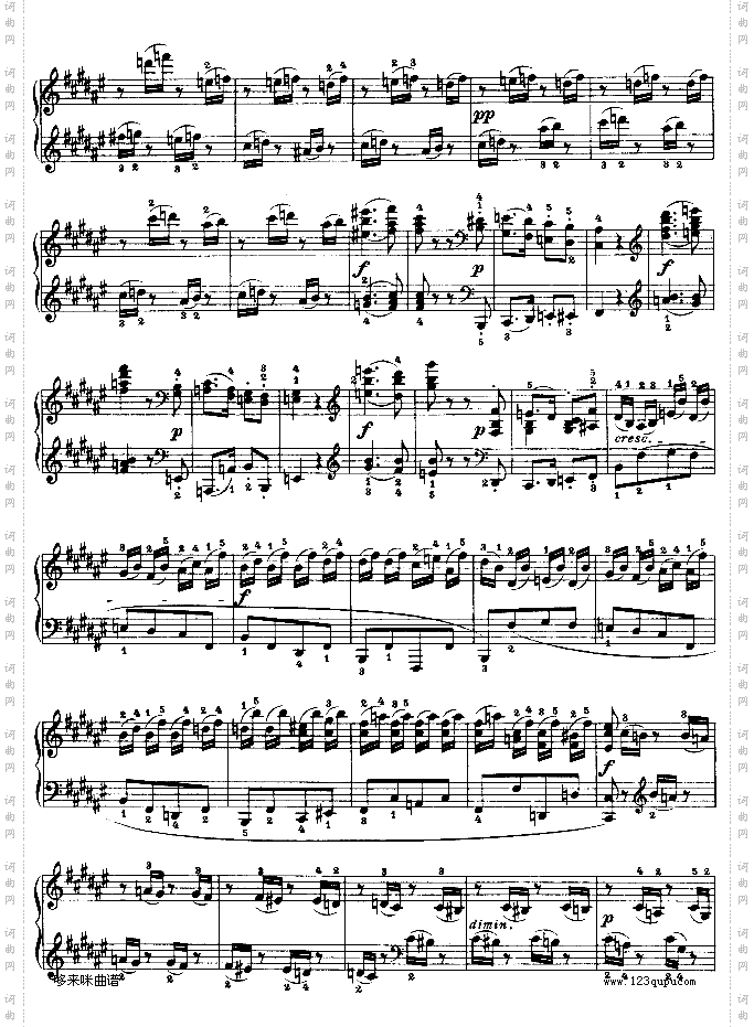 第二十四钢琴奏鸣曲-Op.78-贝多芬