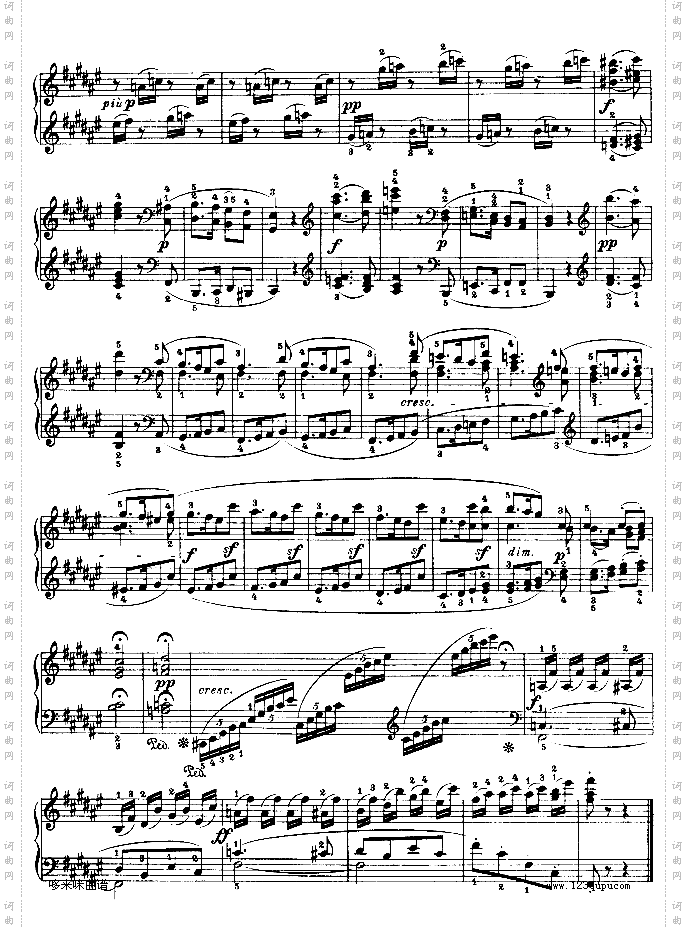 第二十四钢琴奏鸣曲-Op.78-贝多芬