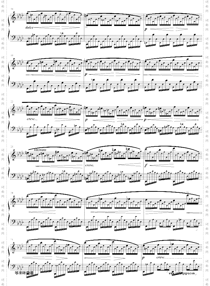 肖邦练习曲Op.25-Nr1-肖邦