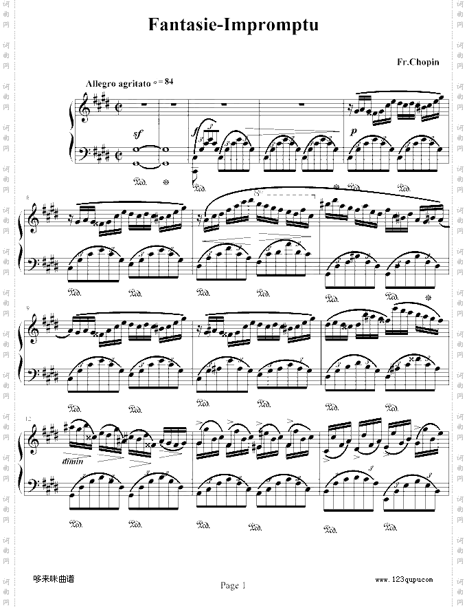 FantasieImpromptu-肖邦