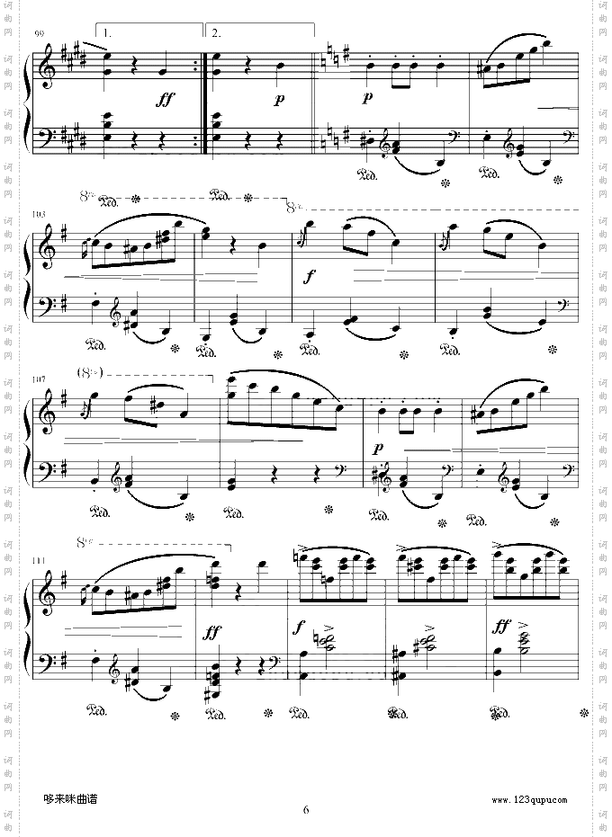 e小调圆舞曲-肖邦