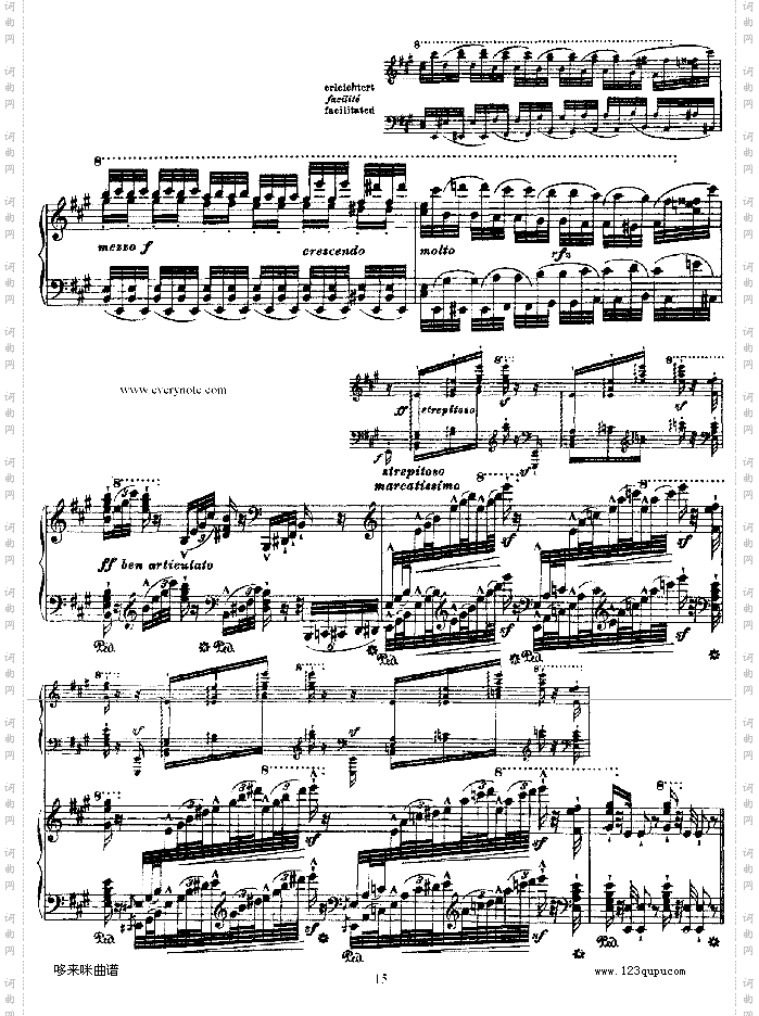 钟声大幻想曲-李斯特