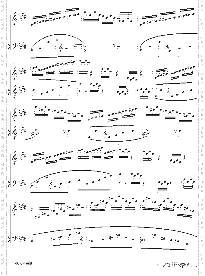 练习曲NO.1-莫什科夫斯基
