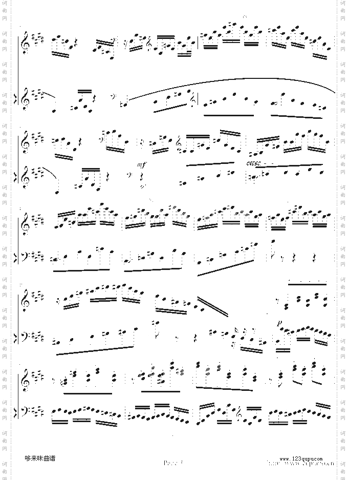 练习曲NO.1-莫什科夫斯基