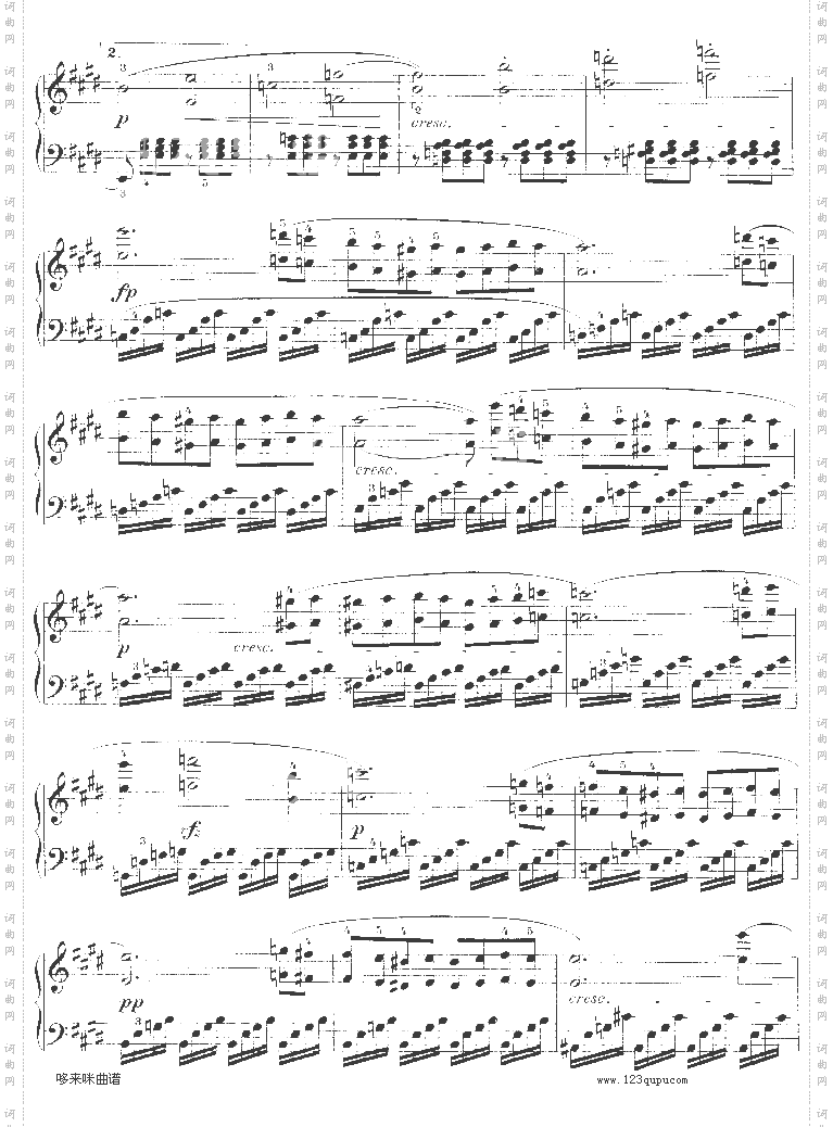 E大调第九钢琴奏鸣曲Op.14No—1-贝多芬
