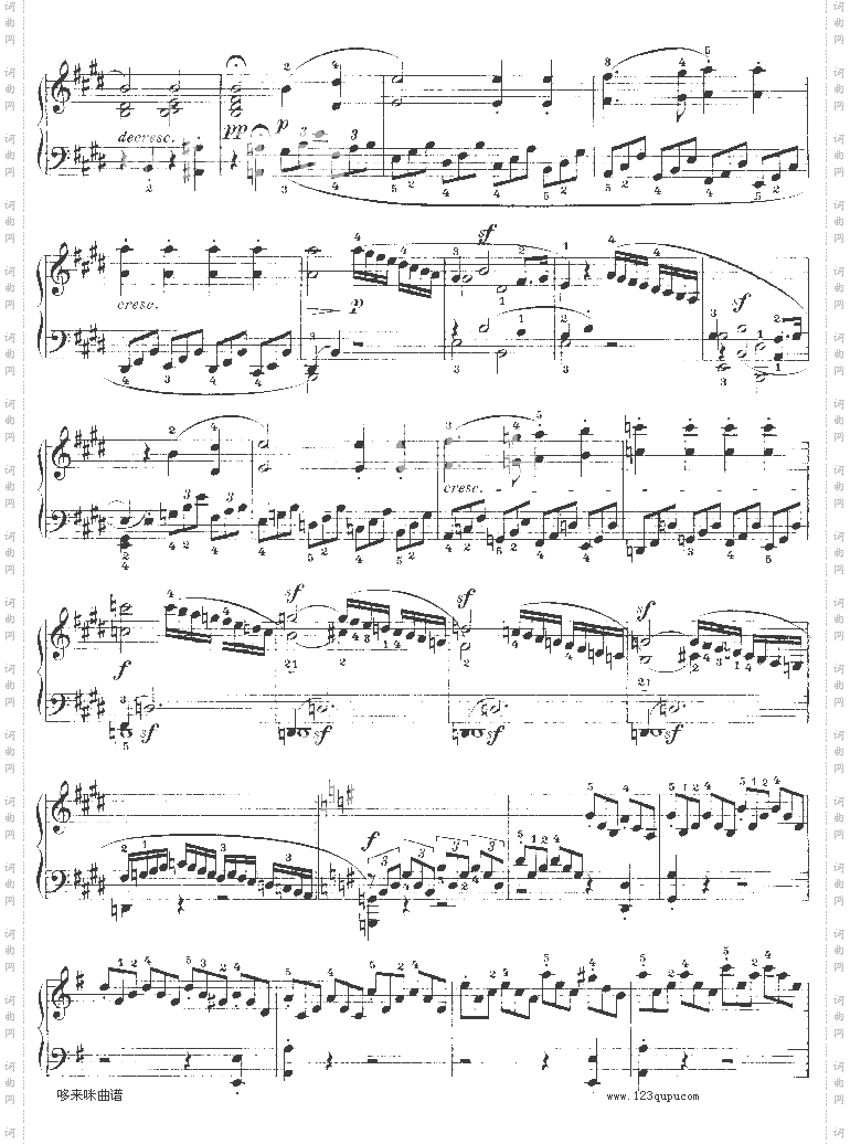 E大调第九钢琴奏鸣曲Op.14No—1-贝多芬