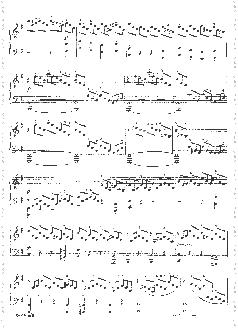 E大调第九钢琴奏鸣曲Op.14No—1-贝多芬