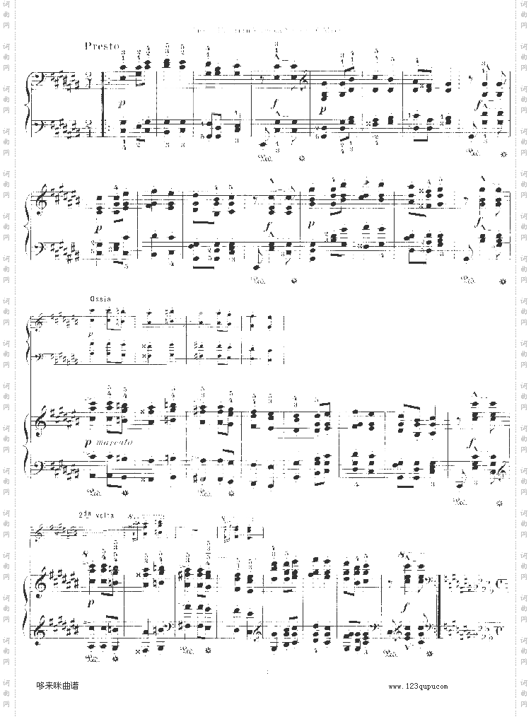 匈牙利狂想曲第六号-李斯特