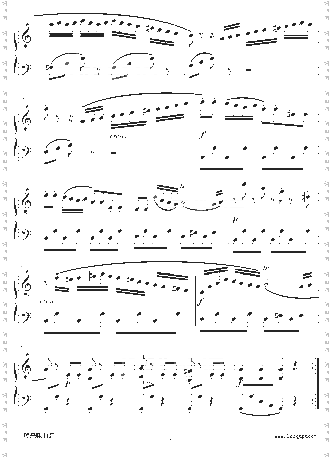 C大调小奏鸣曲第一乐章-克来门蒂