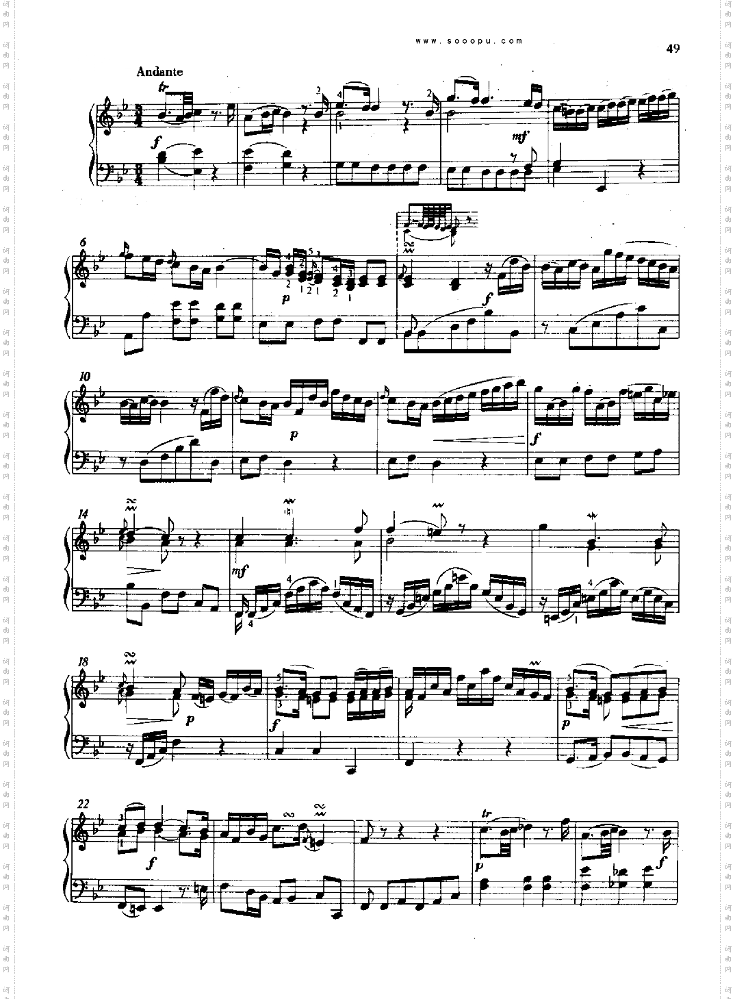 奏鸣曲键盘类钢琴