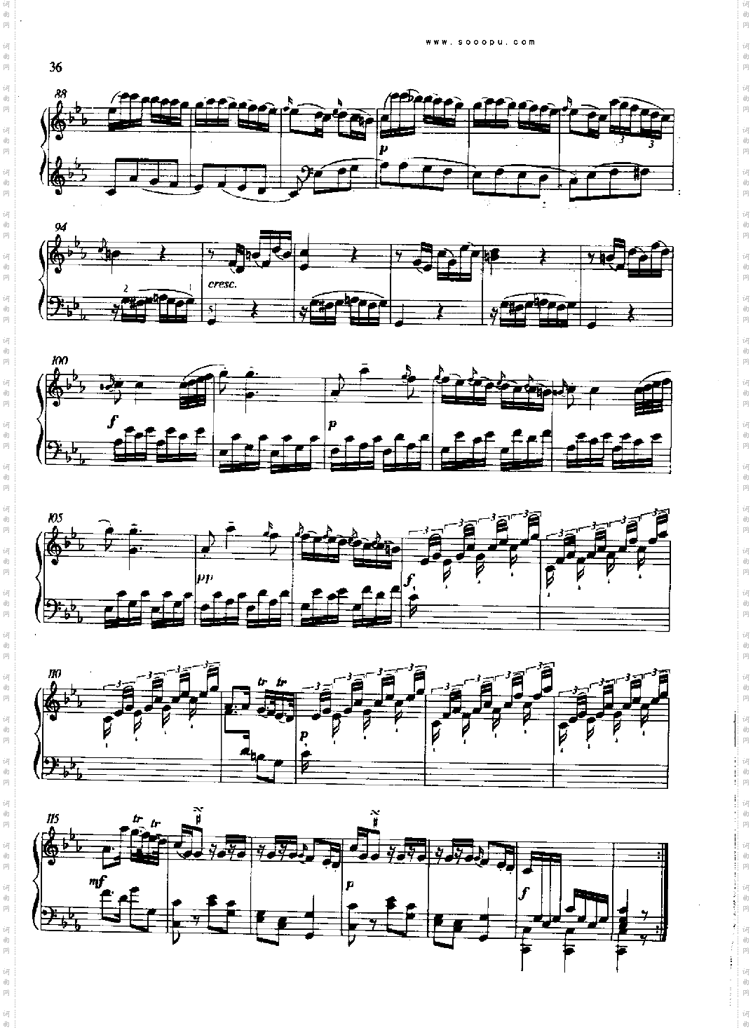 奏鸣曲键盘类钢琴