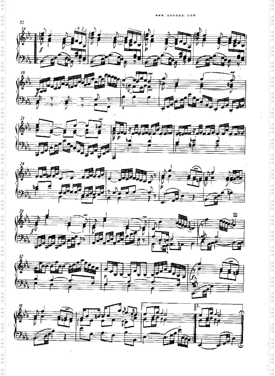 波洛奈兹舞曲键盘类钢琴