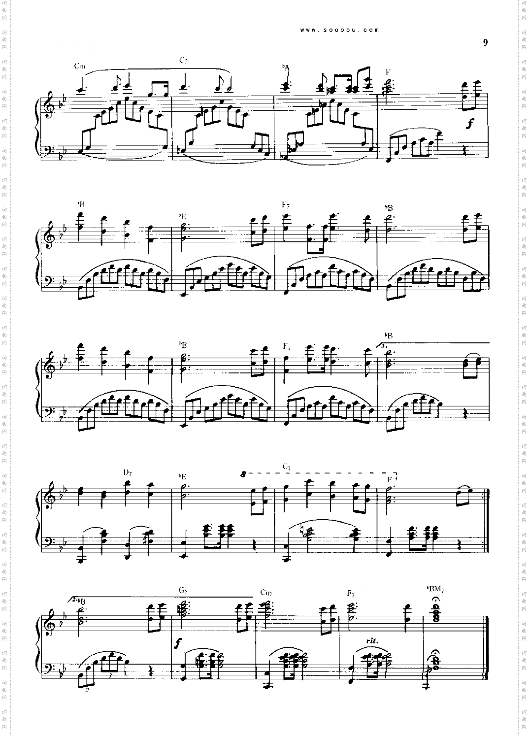 长江之歌键盘类钢琴